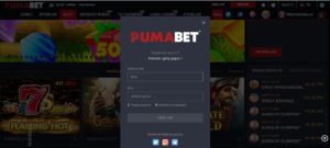 pumabet üyelik